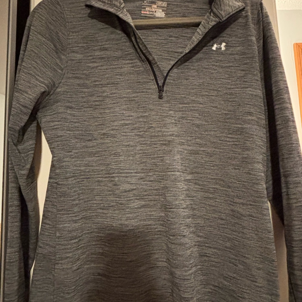 Under Armour Women’s Charcoal Gray Half-Zip Performance Pullover